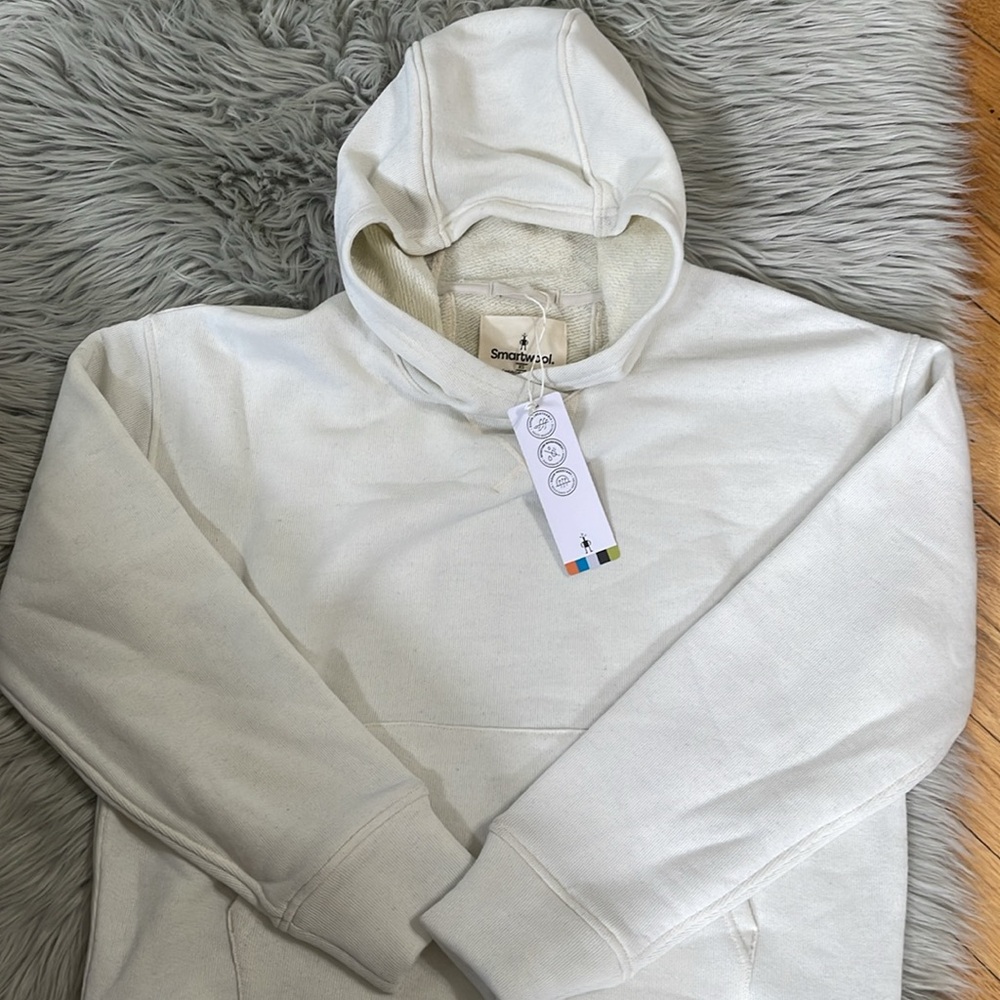 Smartwool Women's Off-White Hoodie Sweater - Picture 2 of 5